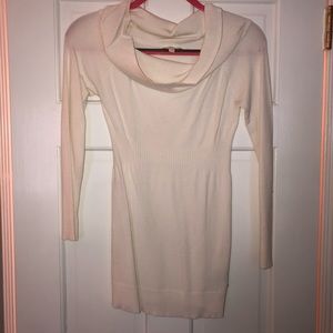 White Guess Cowl neck sweater